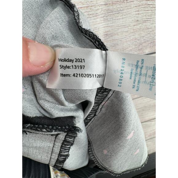 Marine Layer Deck Of Cards Print Casual Pull On Pants Womens Medium Navy Blue - Picture 7 of 11